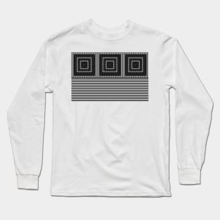 Black White Stripes Long Sleeve T-Shirt